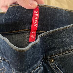 SPANX Dark Blue Denim Pants